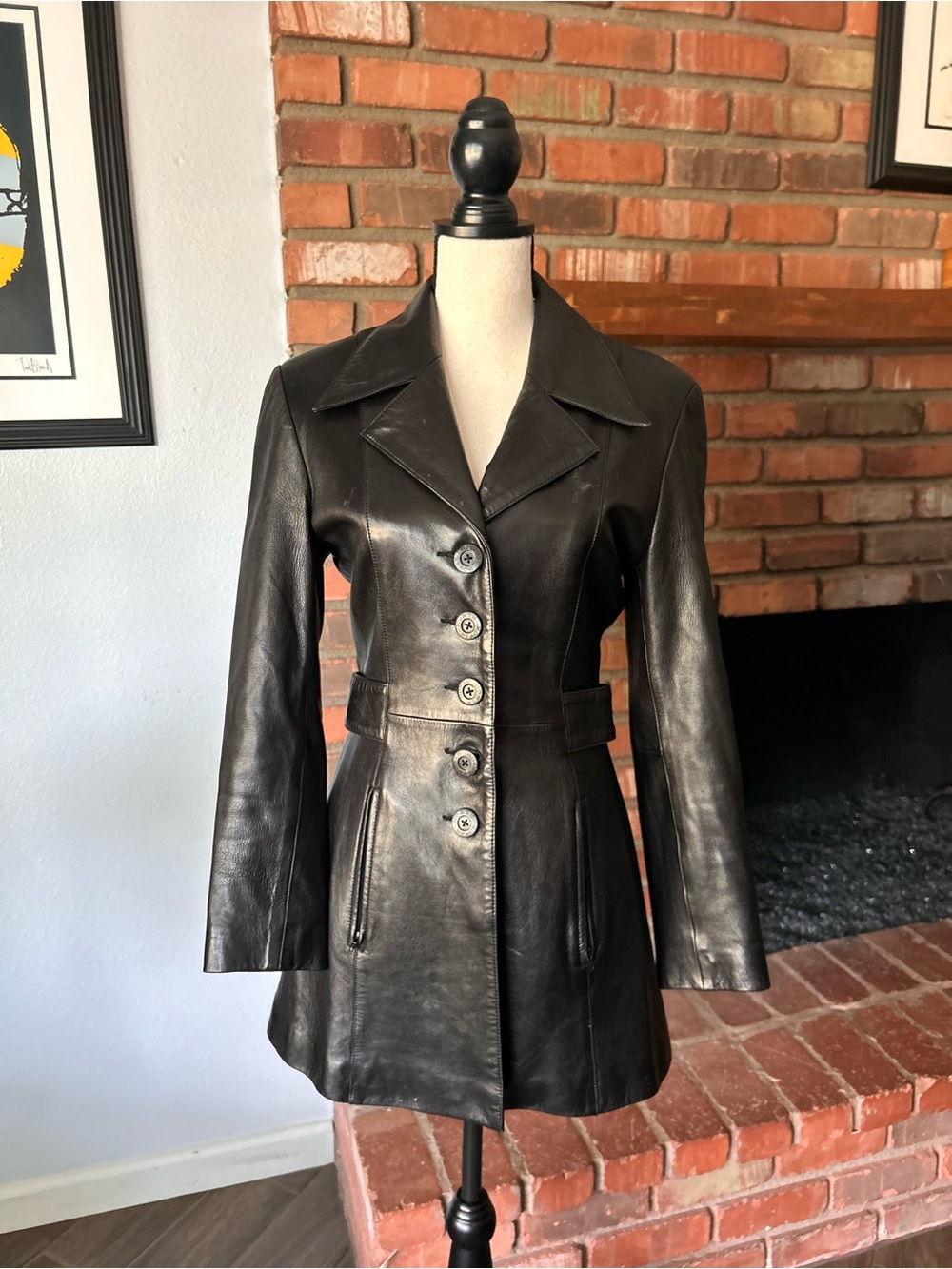VTG Michael Hoban North Beach Leather Women’s Leather Jacket in Black Sz 6 - Picture 1 of 9